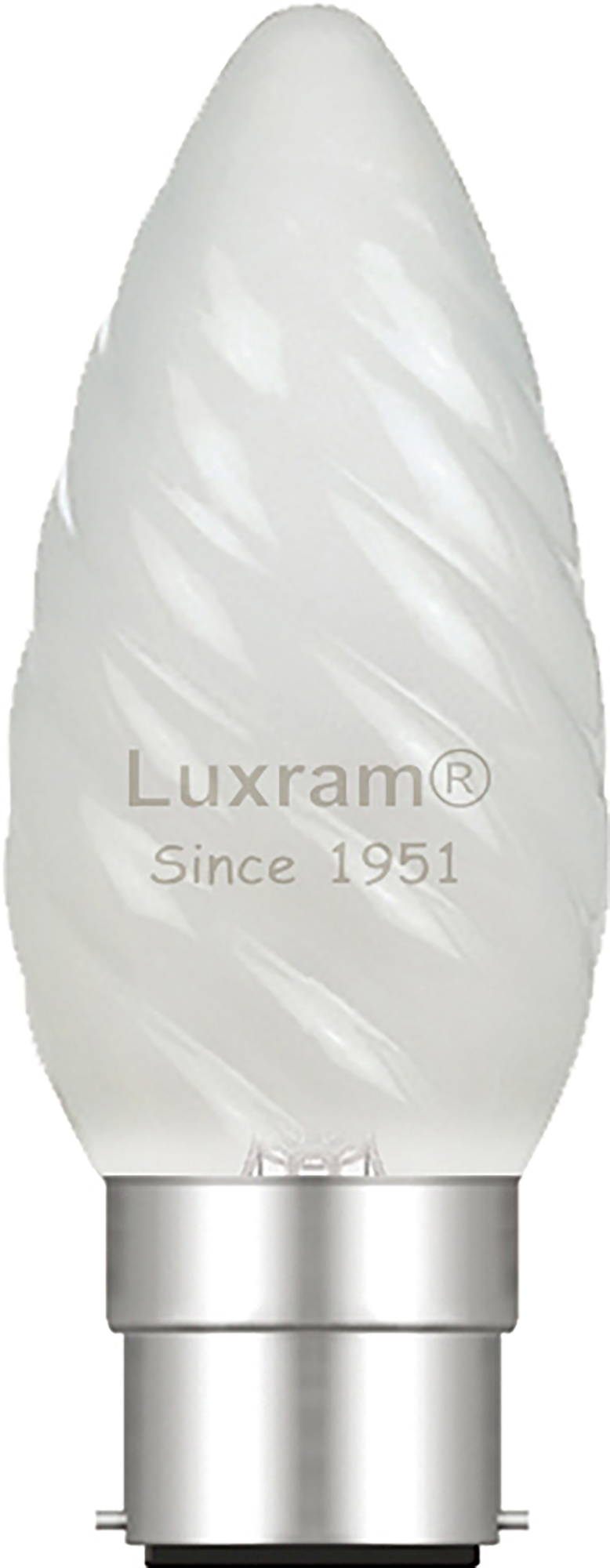 Candle 45mm Twisted Incandescent Luxram Decorative Candle Candle 45mm Twisted Incandescent Luxram Decorative Candle